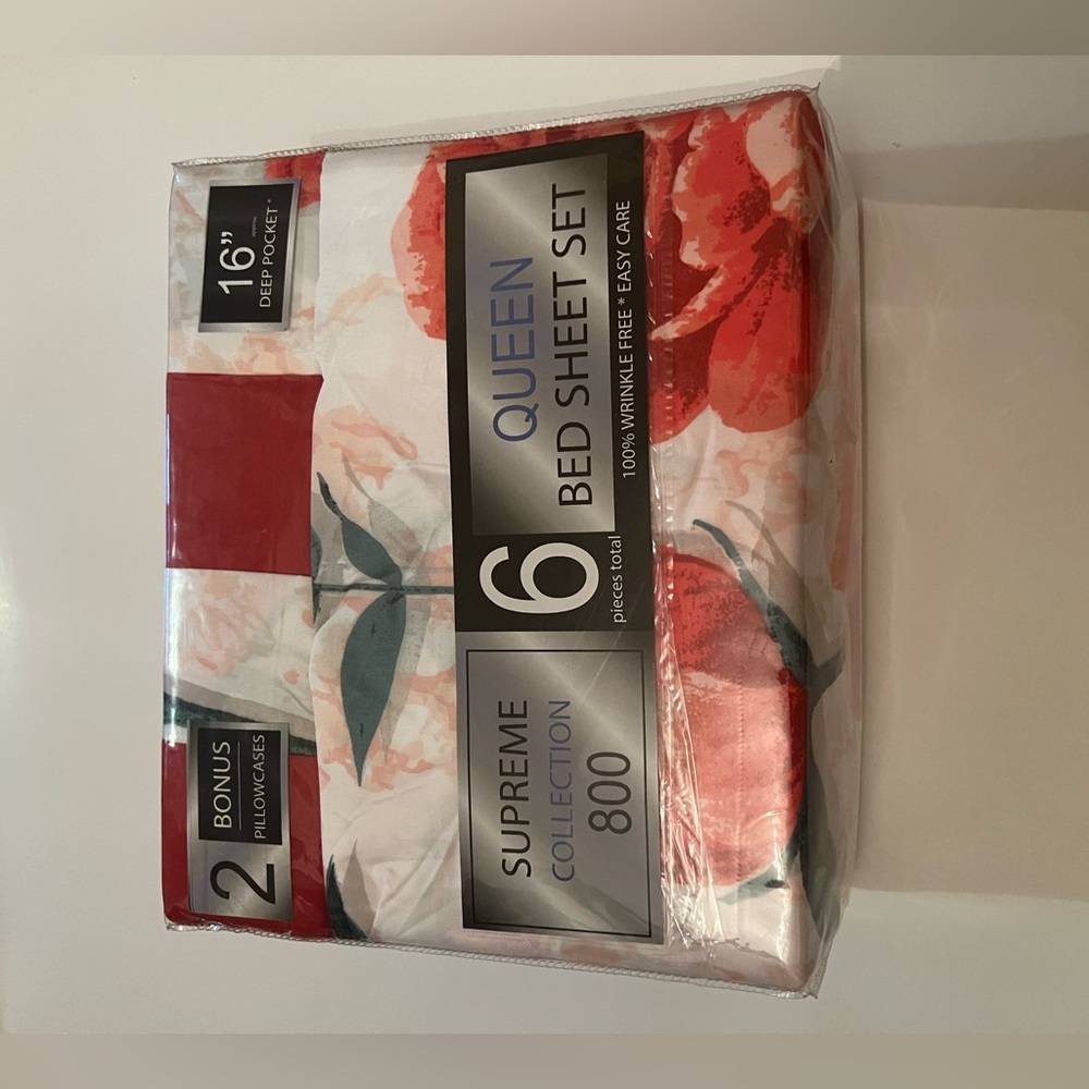 6 pieces supreme collection of bedsheet set queen size